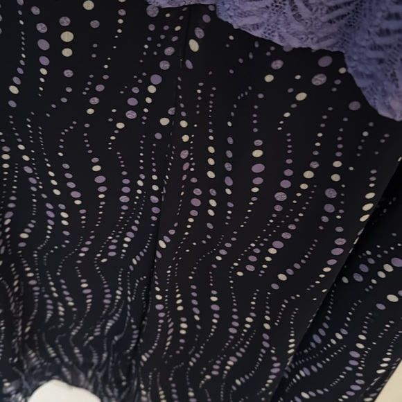 Studio I Women’s Petite Purple and Navy Two-Piece Dress Set 18WP - Picture 4 of 4